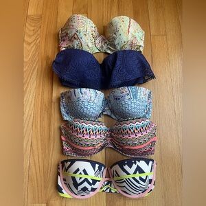 Victoria’s Secret 32D Bandeau Bikini Top Bundle